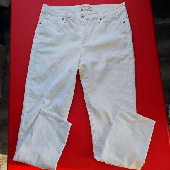 Lucky Brand Jeans Hayden skinny white women's size 12/31 - Picture 1 of 11